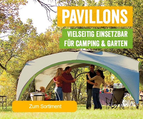 Pavillons - vielseitig einsetzbar für Camping & Garten